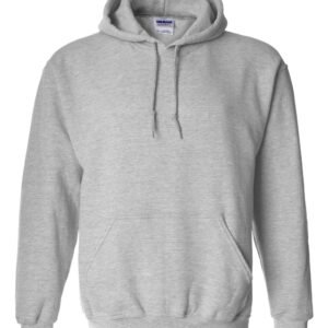 Heather Grey DTF Hooded Sweatshirt